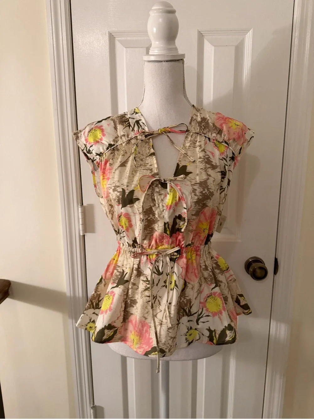 Derek Lam 10 Crosby Caroline Double Tie Top NWT! - Picture 2 of 12